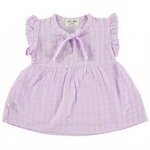 NEW PETIT INDI kid's ruffle tie dress in purple